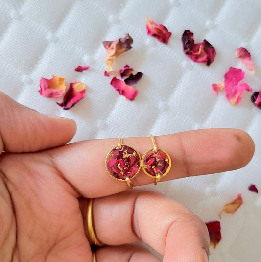 Real Rose Petal Ring